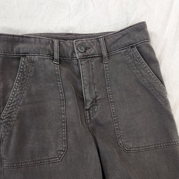 AE Dreamy Drape Stretch Super High-Waisted Baggy Wide-Leg Pant - 0 Short - Picture 4 of 15